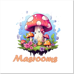 Porcini mushrooms Posters and Art